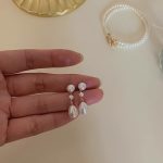 boucles pendantes minimalistes mariage