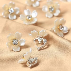 Barrette cheveux mariage fleurs