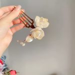 Accessoire capillaire mariage élégant