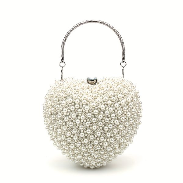 sac à main Marie cœur perles