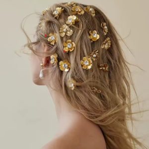 Barrette cheveux fleur mariage