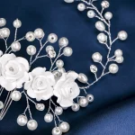 Peigne élégant pour coiffure de mariage