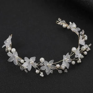 bandeau mariage fleurs cristal