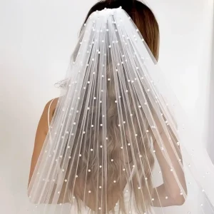 voile de mariée perles