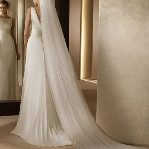 voile de mariée long