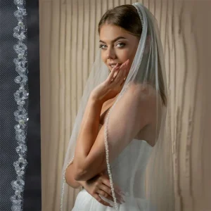 voile de mariée long classique