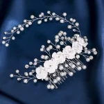 Peigne avec perles pour mariée