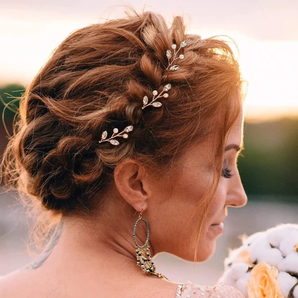 pic à chignon mariage avec perles