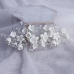 accessoire cheveux mariage fleurs