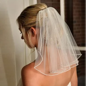 voile de mariée avec cristaux