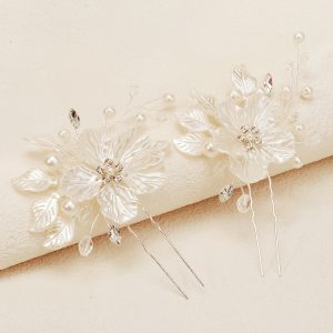 pic à chignon céramique mariage