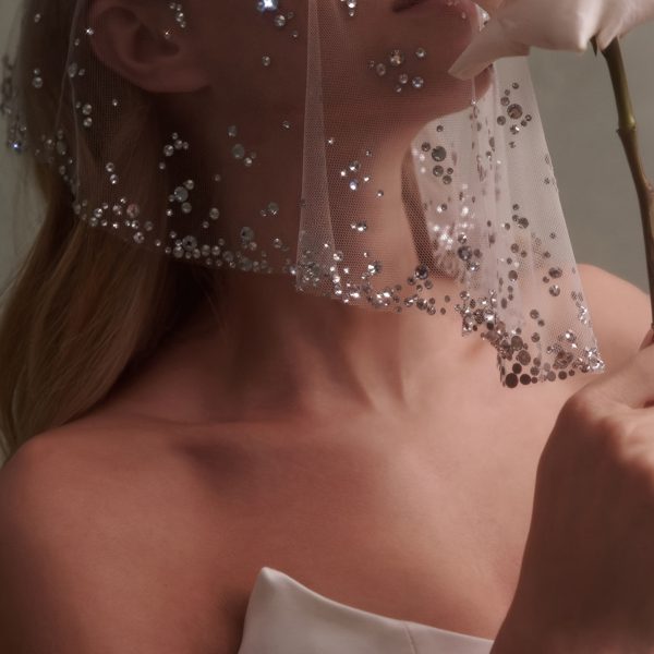 Voile de Mariée court Vintage