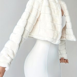 Veste Mariage Fausse Fourrure