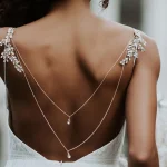 Chaine de dos Mariage en cristal