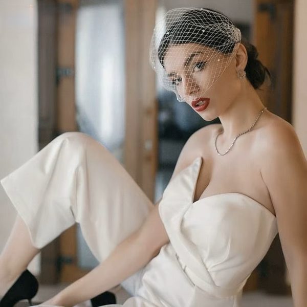 bandeau mariage perles